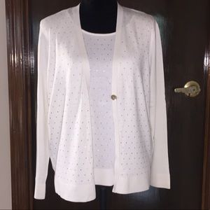 Jones of New York Sequin Twin Set